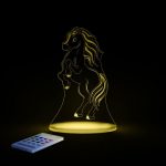 Aloka SleepyLight natlampe med fjernbetjening – pony