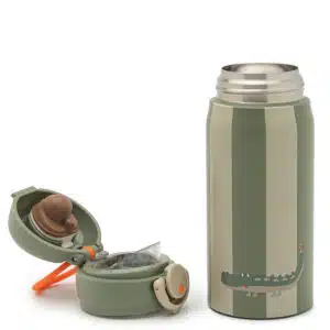 Noui Noui Drikkedunk - Termoflaske  -  350 ml til koldt og varmt - Krokodille - Billede 3