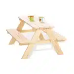 Pinolino Nicki børne picnicbord i træ til 4 børn med bænke til haven