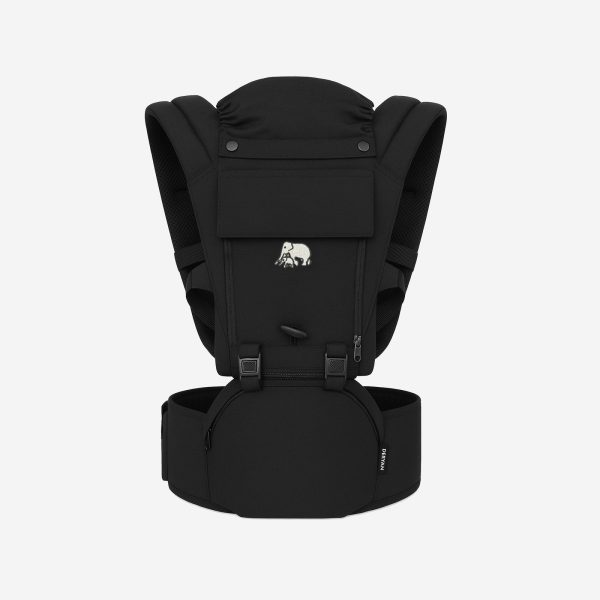 DERYAN Pack Luxe sort bæresele set forfra