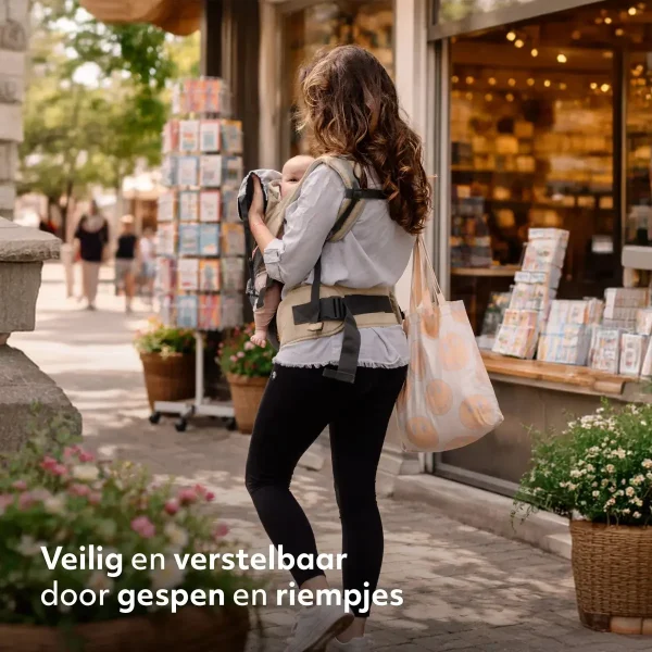 DERYAN Pack Luxe sand bæresele med polstrede skulderstropper