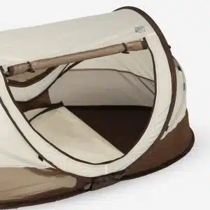 DERYAN Peuter Luxe rejseseng Hazel med selvoppustelig madras