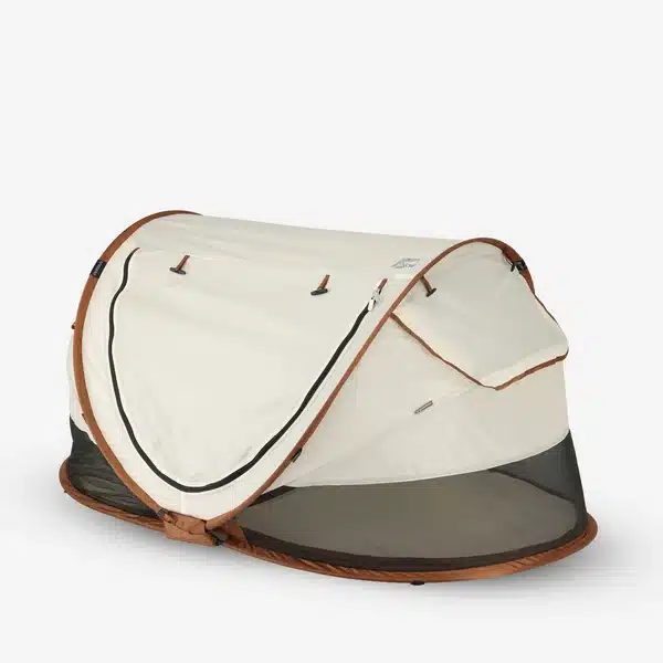 DERYAN Peuter Luxe Sand pop-up rejseseng med myggenet