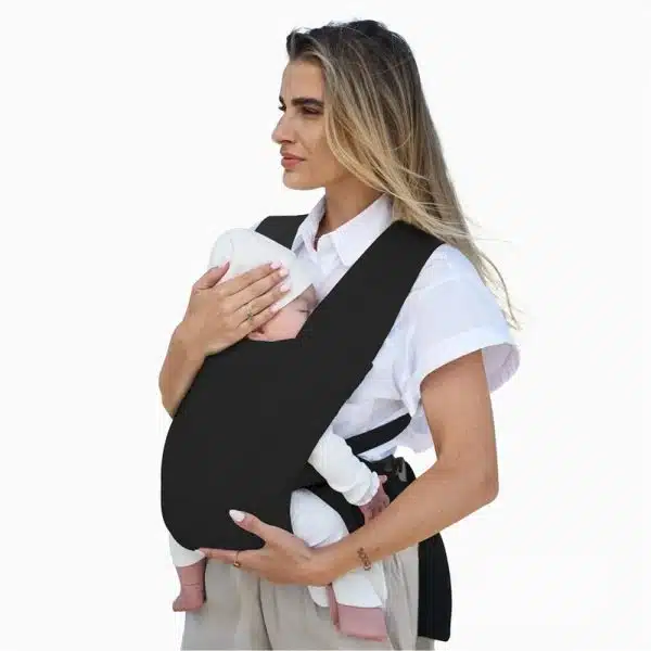 DERYAN Nova sort bæresele til nyfødt og baby