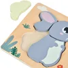 Puslespil med kanin i træ fra Kinder and Kids