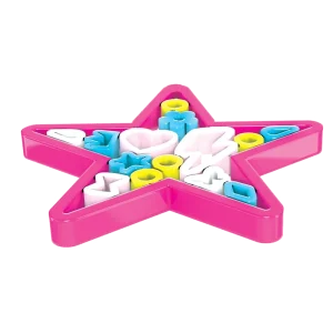 Stjerneform med perler fra Barbie EZ Glitz Bits