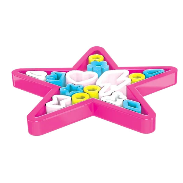 Stjerneform med perler fra Barbie EZ Glitz Bits
