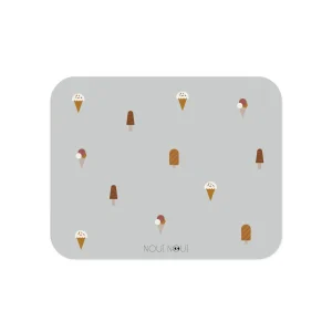 Noui Noui Ice Cream Grey dækkeserviet – grå dækkeserviet med is, 43 × 34 cm