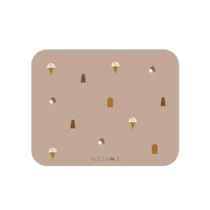 Noui Noui Ice Cream Rose dækkeserviet – rosa dækkeserviet med ismotiv, 43 × 34 cm