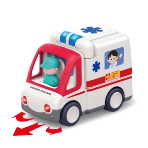 Ambulance med lys og musik fra Kinder and Kids – produktbillede 2