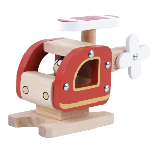 Helikopter i træ til børn fra Kinder and Kids med roterende propeller