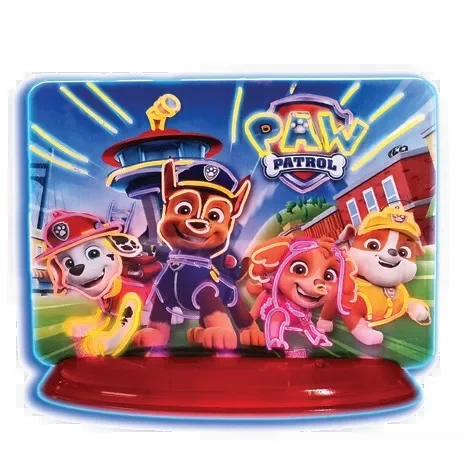 Lumi Glow-lysdekoration med Paw Patrol-figurer og rød base – Paw Patrol Lumi Glow