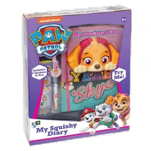 Skye-dagbog med pen og klistermærker i emballagen – Paw Patrol dagbog