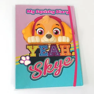 Dagbogens forside med Skye og teksten Yeah Skye – Paw Patrol dagbog
