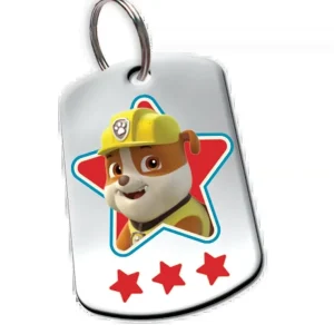 Marshall-vedhæng med tre røde stjerner – Paw Patrol smykkesæt