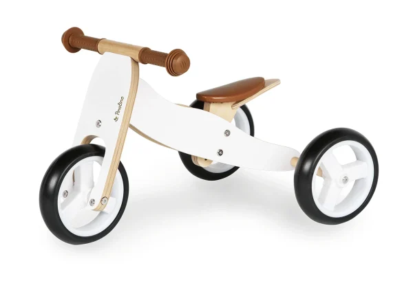 Pinolino Charlie løbecykel hvid – hvid trehjulet cykel med lavt stel