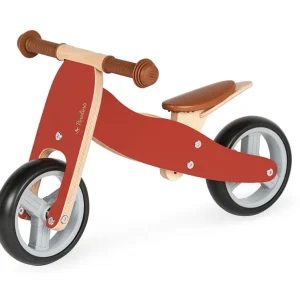 Pinolino Charlie løbecykel rød – rødt og naturfarvet stel med to hjul