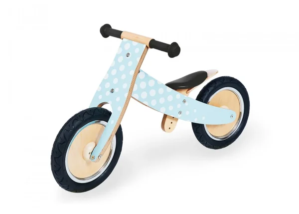 Pinolino Fridolin løbecykel – blå cykel i lav opsætning