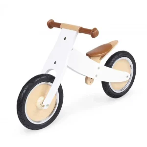 Pinolino Johan løbecykel – hvid løbecykel i lav opsætning