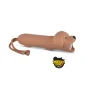 Rabbit & Friends lommelygte Hunden Buddy i brun silikone set fra siden