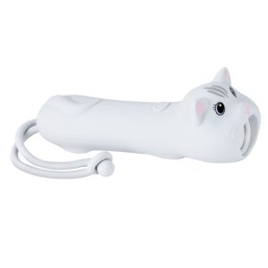 Rabbit & Friends lommelygte Katten Mimi – genopladelig lommelygte til børn med USB-C og ophængsrem.